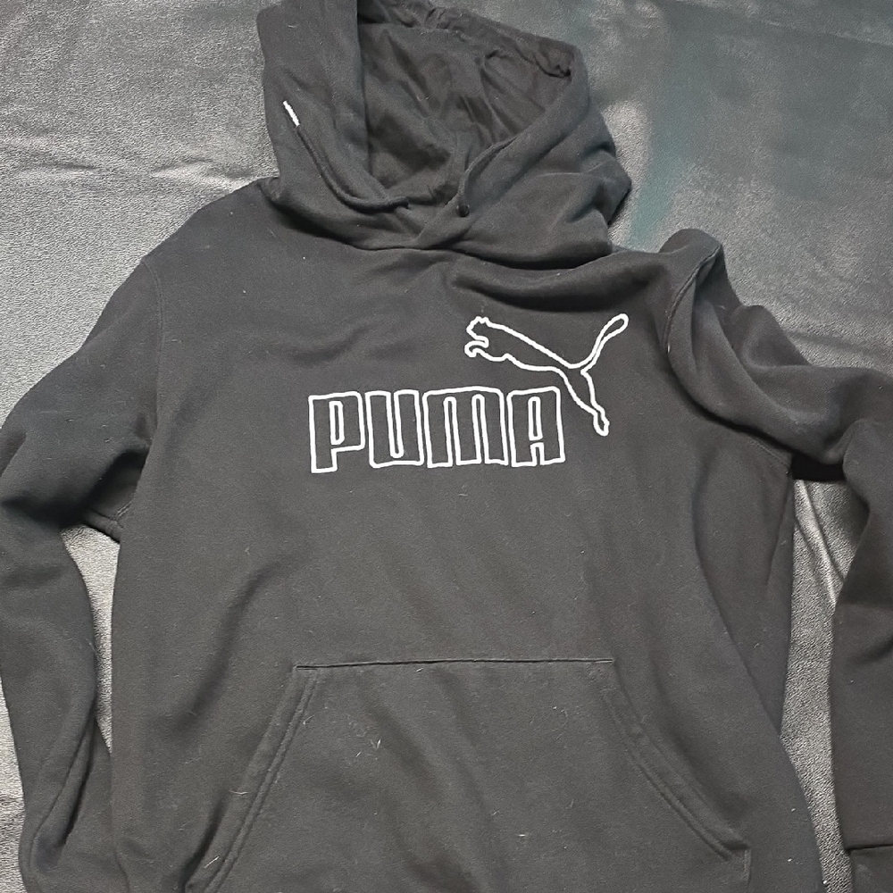 PUMA Black Pullover Hoodie